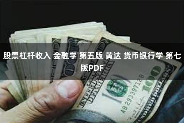 股票杠杆收入 金融学 第五版 黄达 货币银行学 第七版PDF